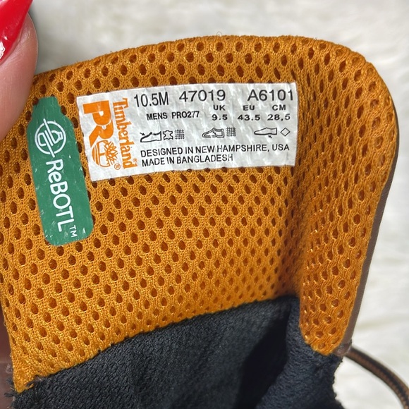 TIMBERLAND TiTAN 8" Alloy Toe Waterproof Work Boot Steel Toe - Picture 7 of 10